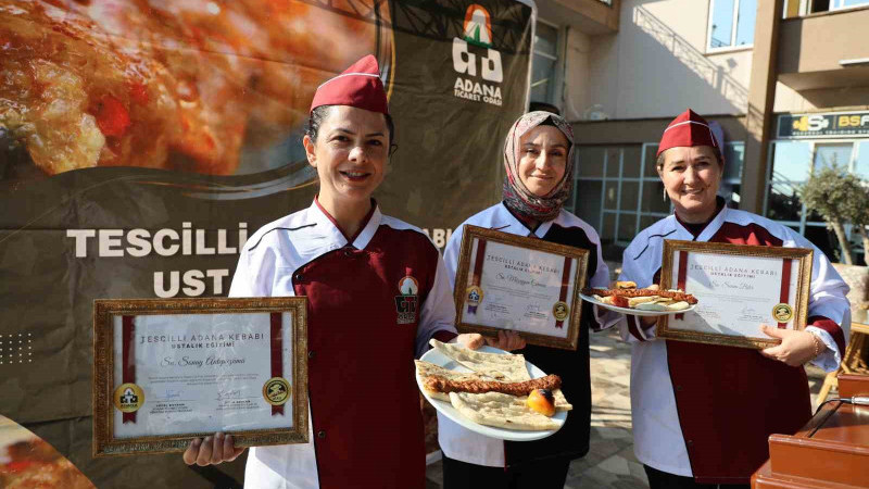 Coğrafi işaretli Adana kebabının inceliklerini ustasından öğrendiler